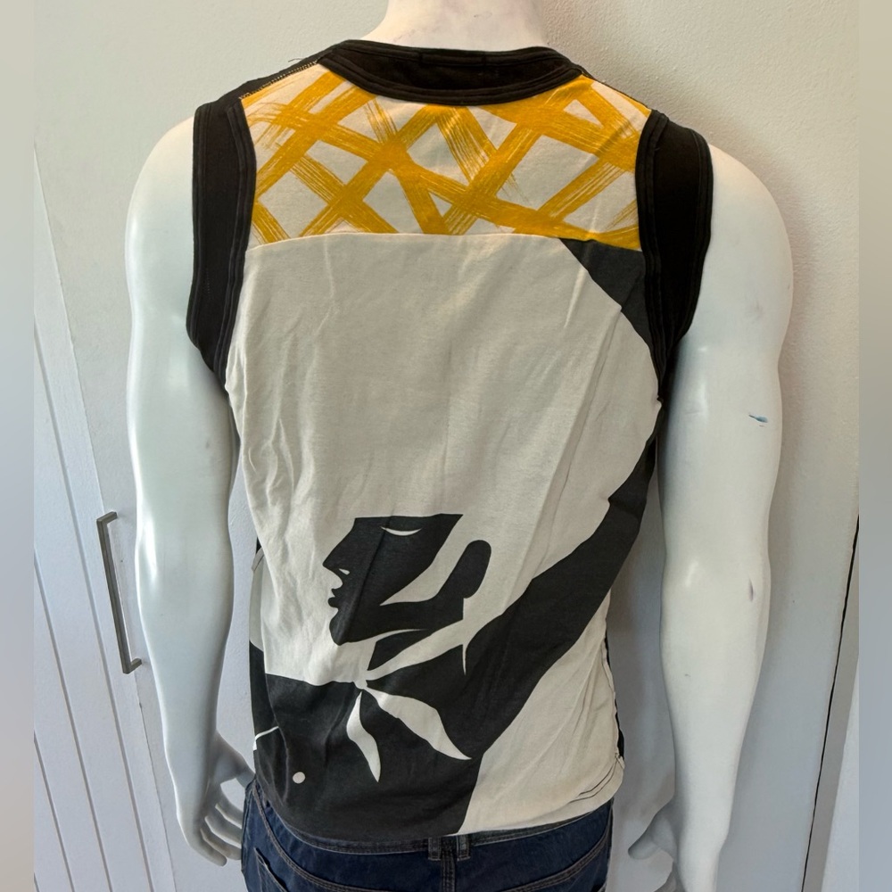 Custo Barcelona Black sweater knit muscle shirt